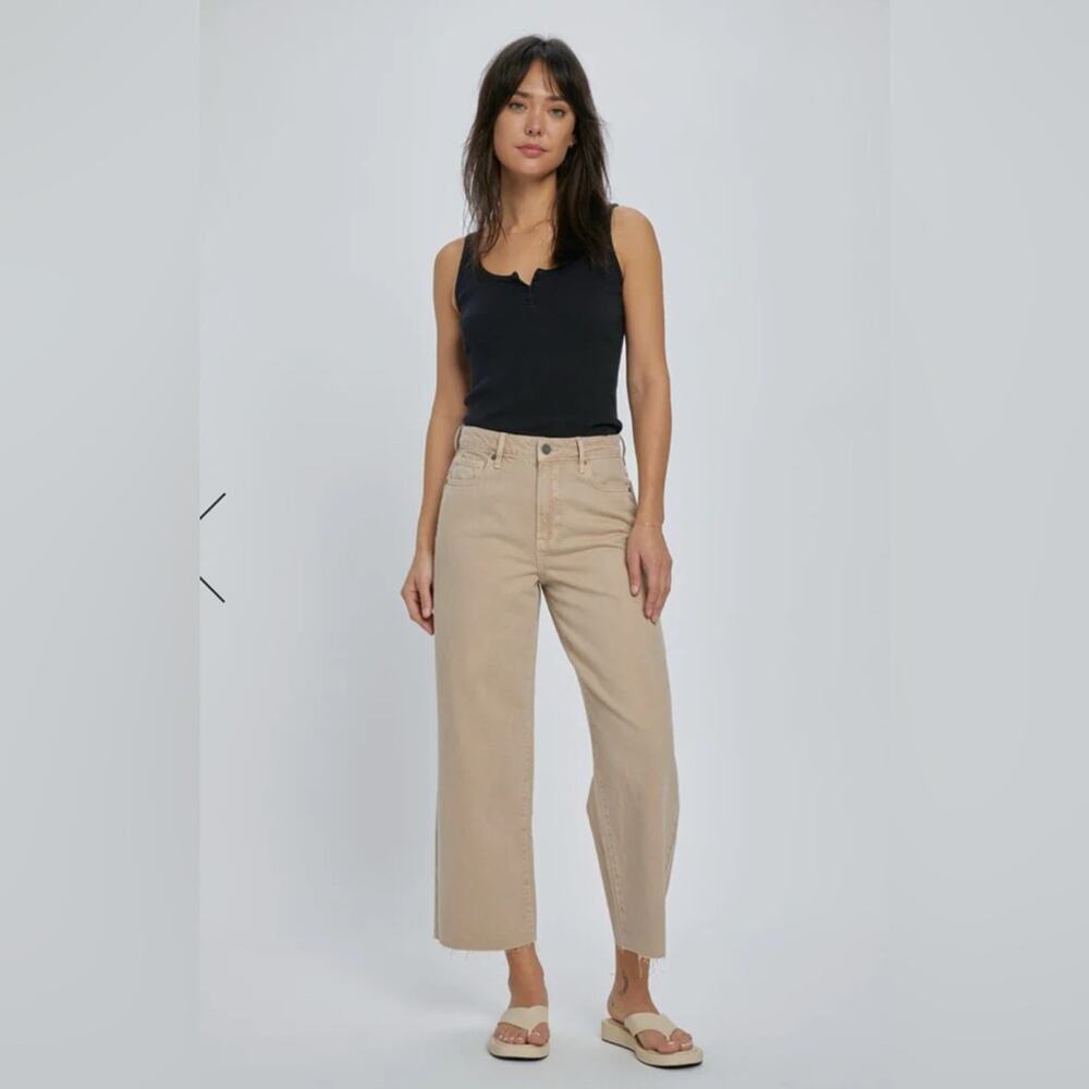 HIDDEN Women’s Size 25 Nori Khaki Crop Leg Jeans